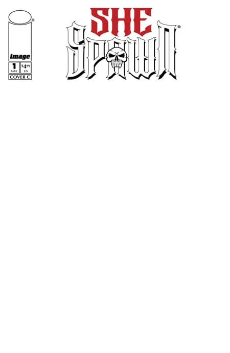 SHESPAWN #1 (OF 5) CVR C BLANK SKETCH VAR
