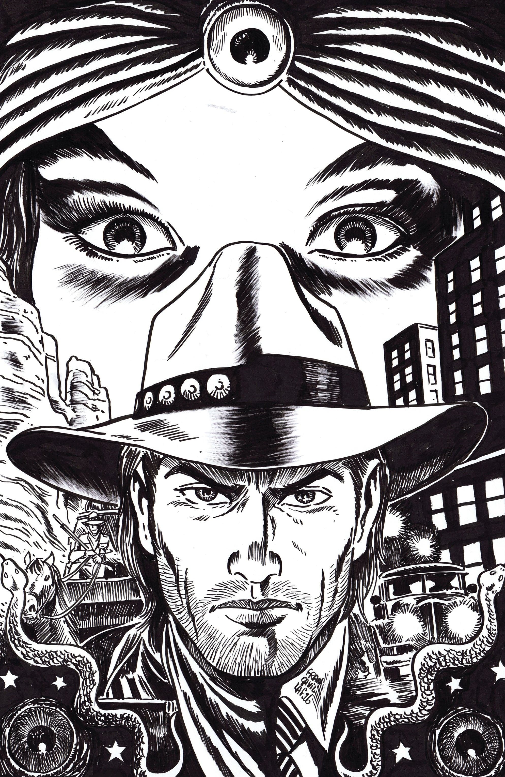 The Life and Death of Lucas Dreamwalker #1 E Unlimited Variant (Full Art, Francavilla)