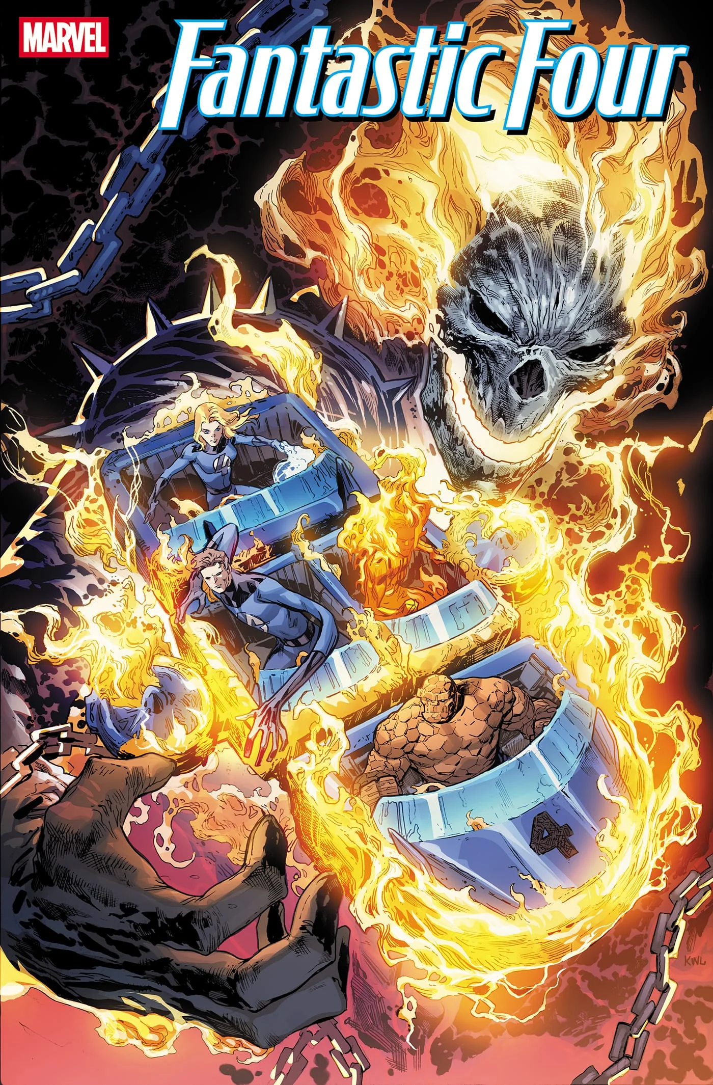 FANTASTIC FOUR #13 1:25 INCV KEN LASHLEY VARIANT