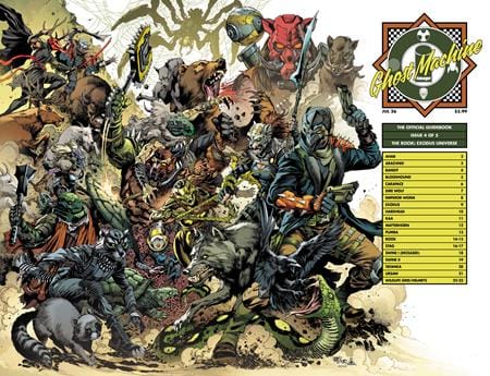 GHOST MACHINE THE OFFICIAL GUIDEBOOK #4 (OF 5) CVR C IVAN REIS & DANNY MIKI WRAPAROUND VAR - Image 2