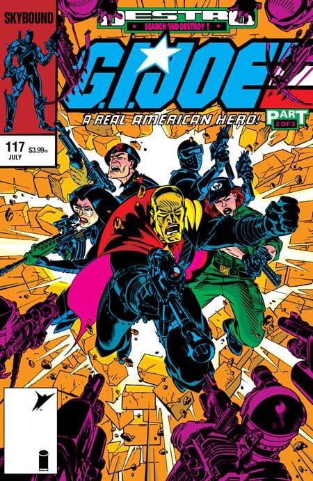 GI JOE A REAL AMERICAN HERO #117 HAMA FILES EDITION CVR A MICHAEL GOLDEN - Image 2