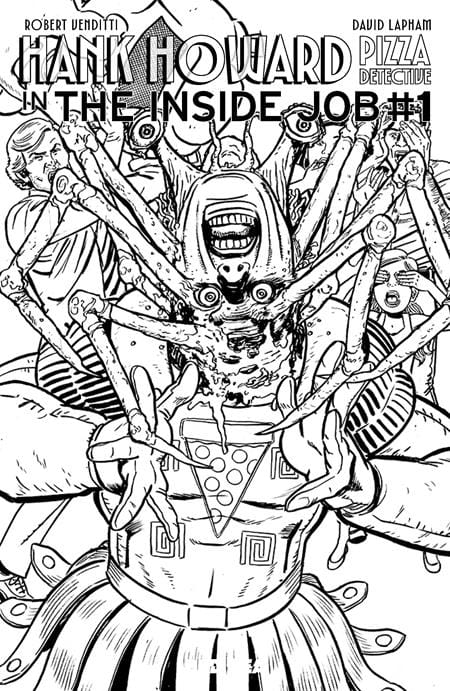 HANK HOWARD, PIZZA DETECTIVE THE INSIDE JOB #1 (ONE SHOT) CVR E DAVID LAPHAM CARPENTER HOMAGE VAR - Image 2