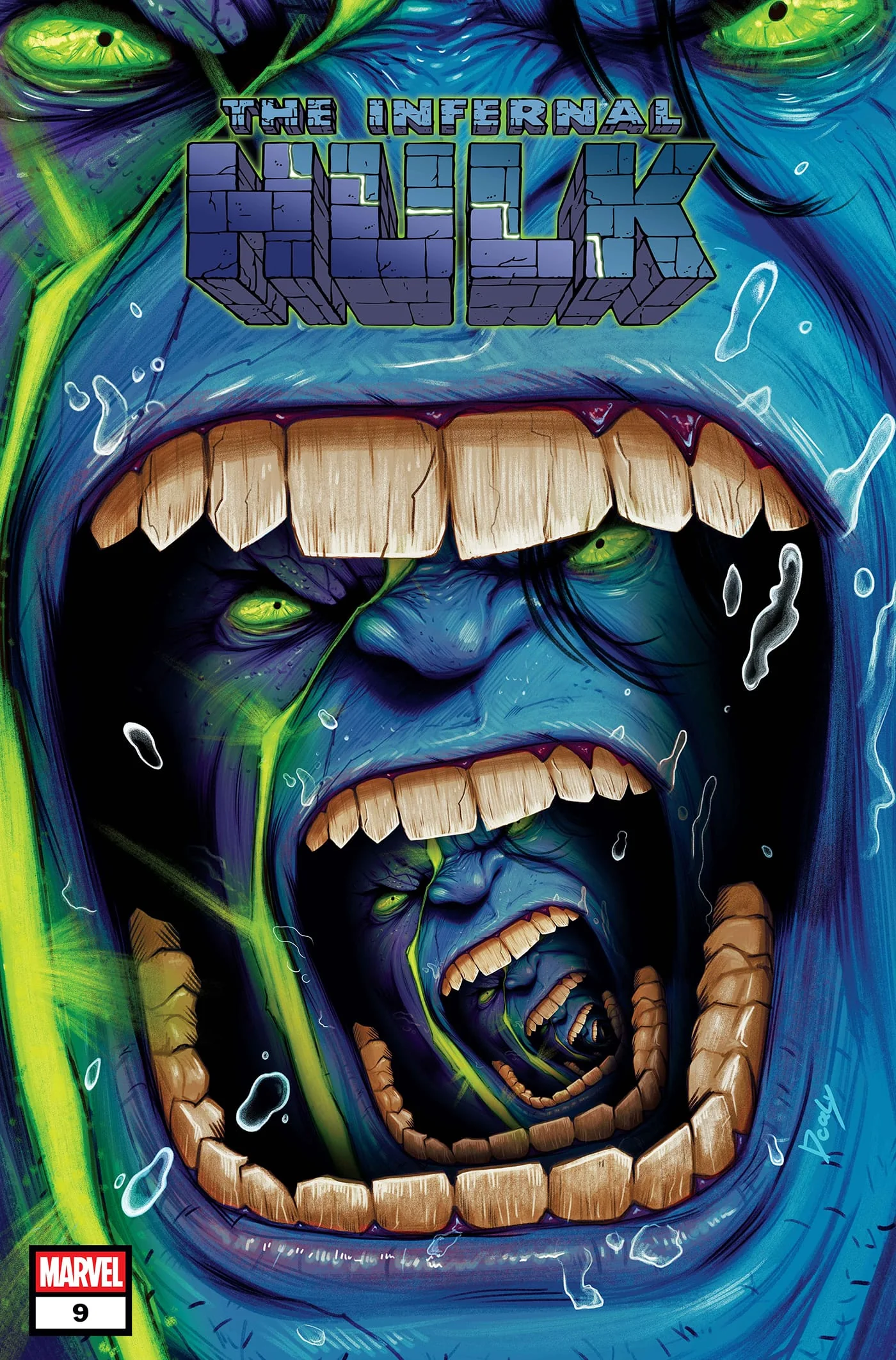 INFERNAL HULK #9 1:25 INCV DOALY VARIANT
