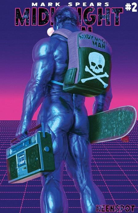 MARK SPEARS MIDKNIGHT MAN #2 CVR E MARK SPEARS ELECTRIC BLUE VAR - Image 2