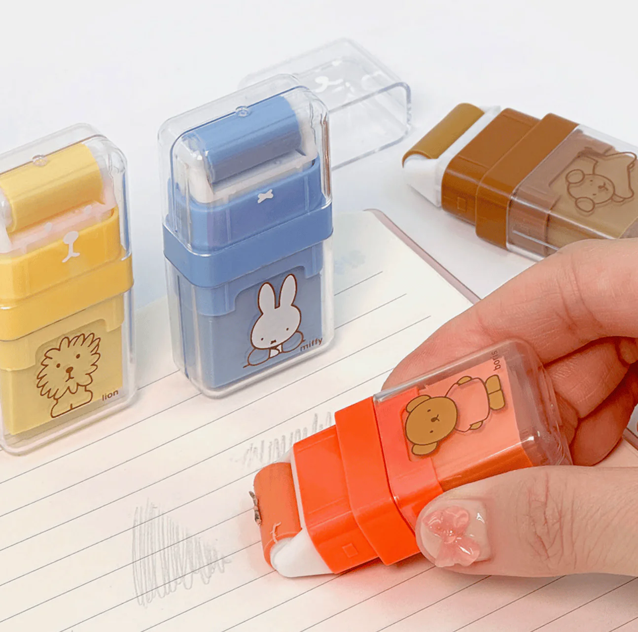 Miffy & Friends Roller Eraser Pack