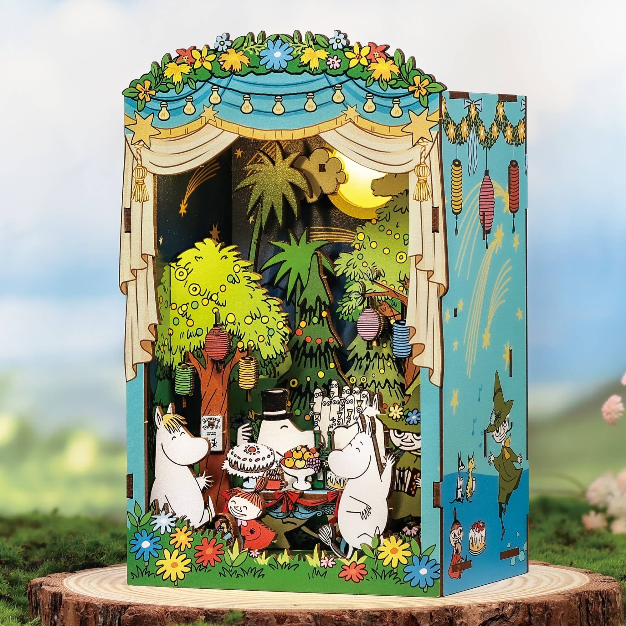 Moomin Moominous Dance Party - DIY Book Nook Kit - Image 4