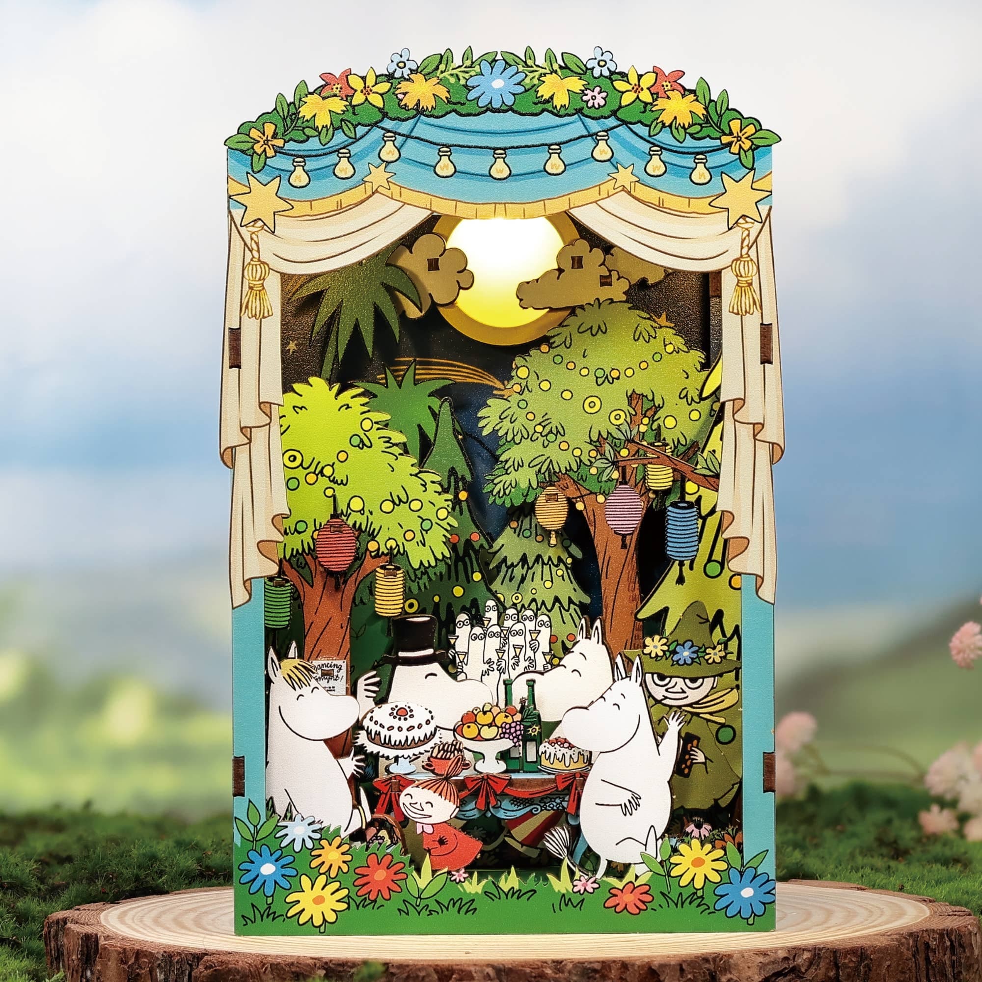 Moomin Moominous Dance Party - DIY Book Nook Kit - Image 5