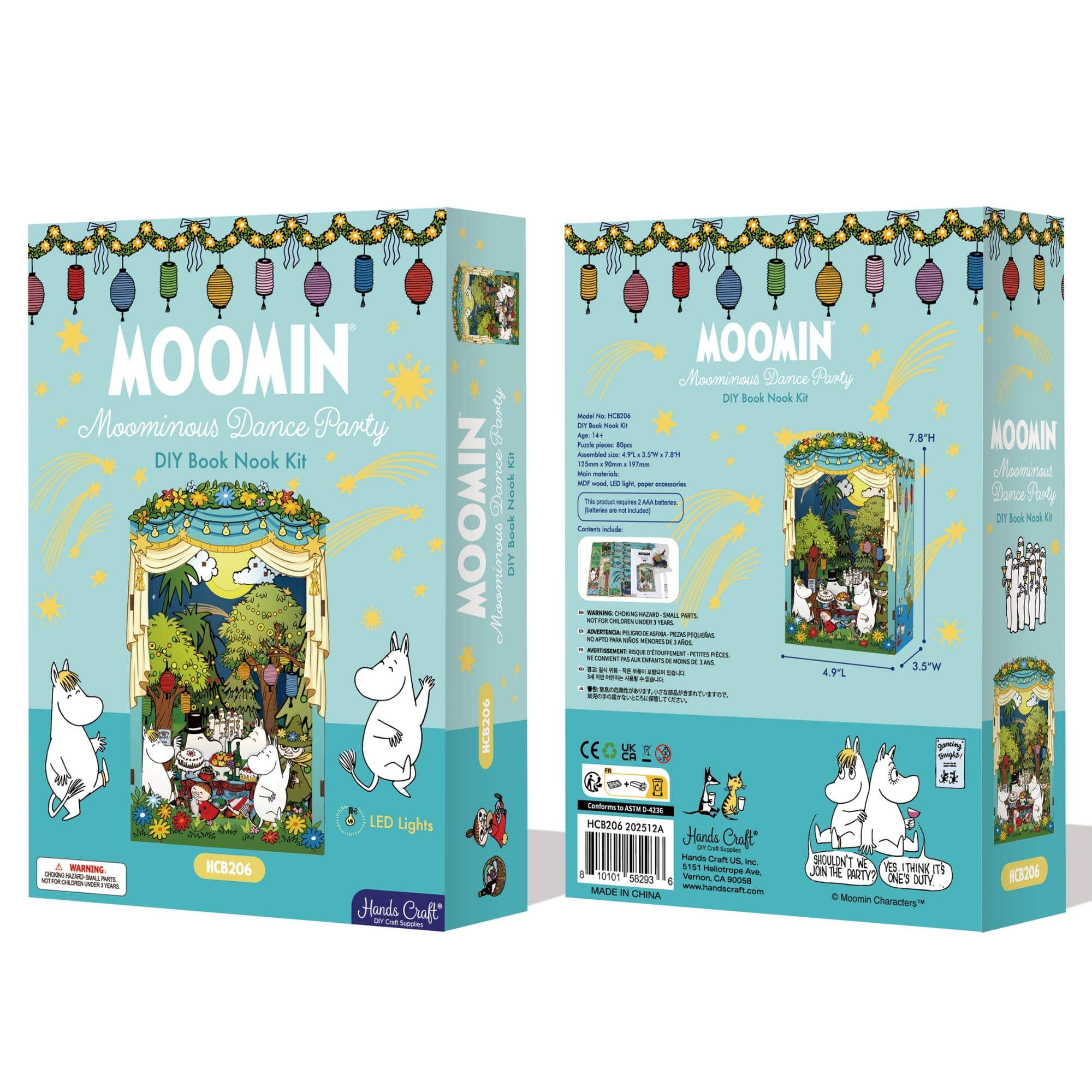 Moomin Moominous Dance Party - DIY Book Nook Kit - Image 7