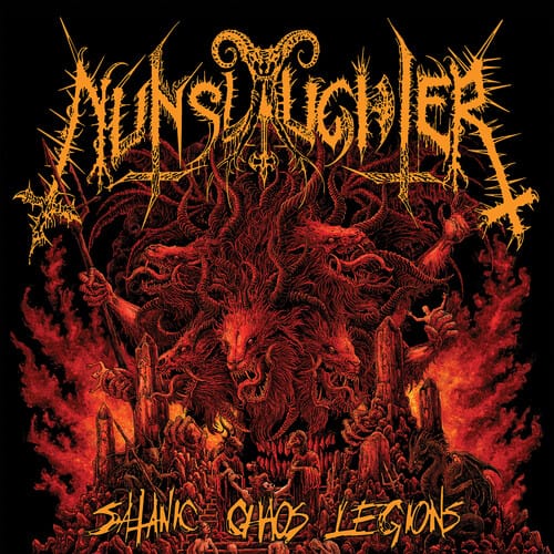 Nunslaughter - Satanic Chaos Legions (Indie Exclusive, Colored Vinyl, Orange)