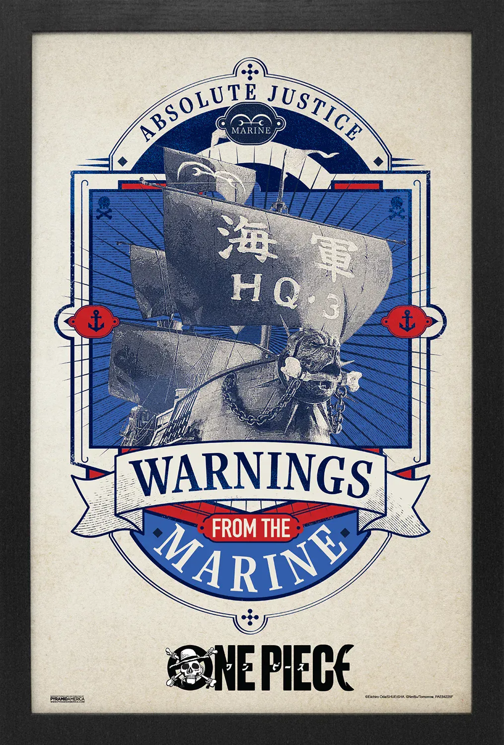 One Piece (Live Action) - Warnings from the Marine (11"x17" Gel-Coat)