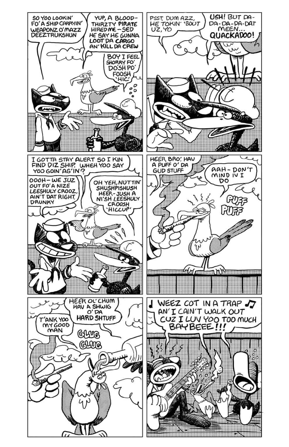 Dopecat Comics Blazin’ Da Hi Seaz by Mike Boheem - Image 4