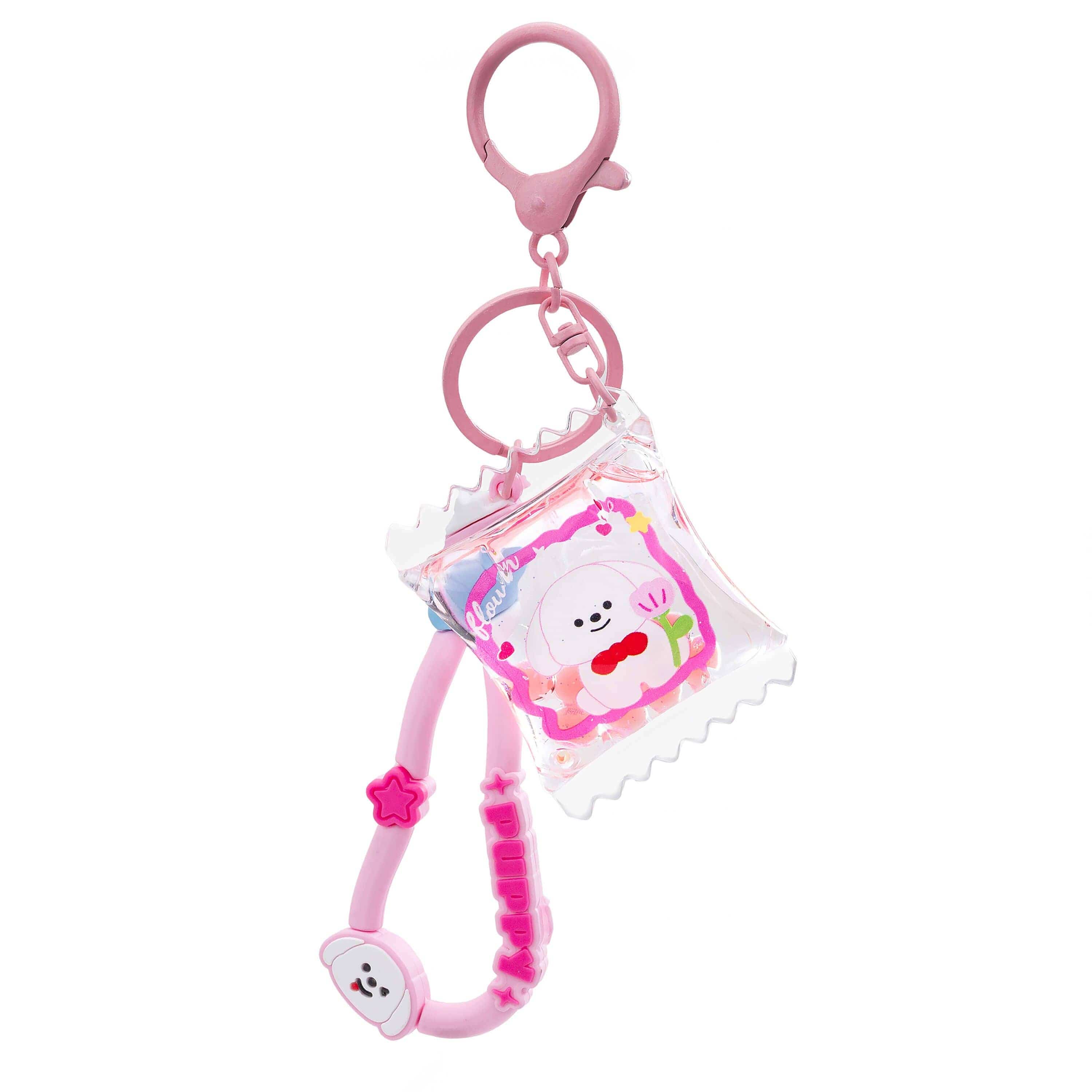 Puppy Candy Liquid Effect Sensory Keychain Blue - Image 7