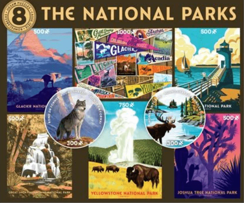 Puzzle: 8 - in -1 Multi-Pack: The National Parks