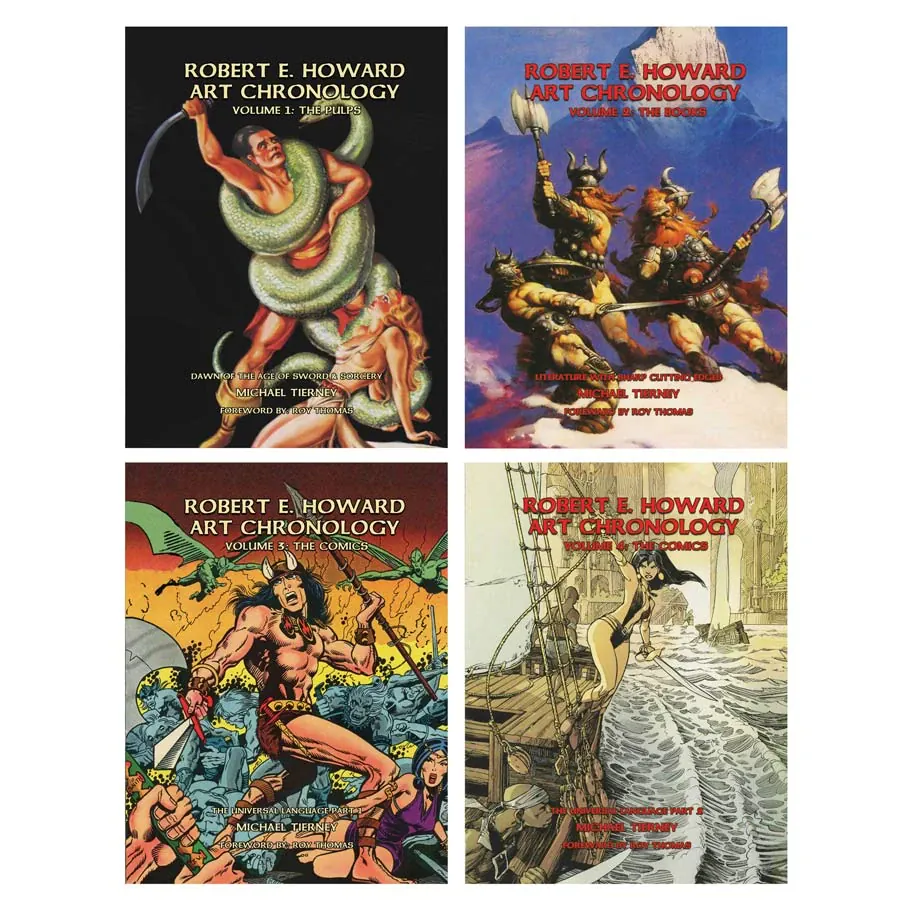 Robert E. Howard Art Chronology 4-Volume Slipcase