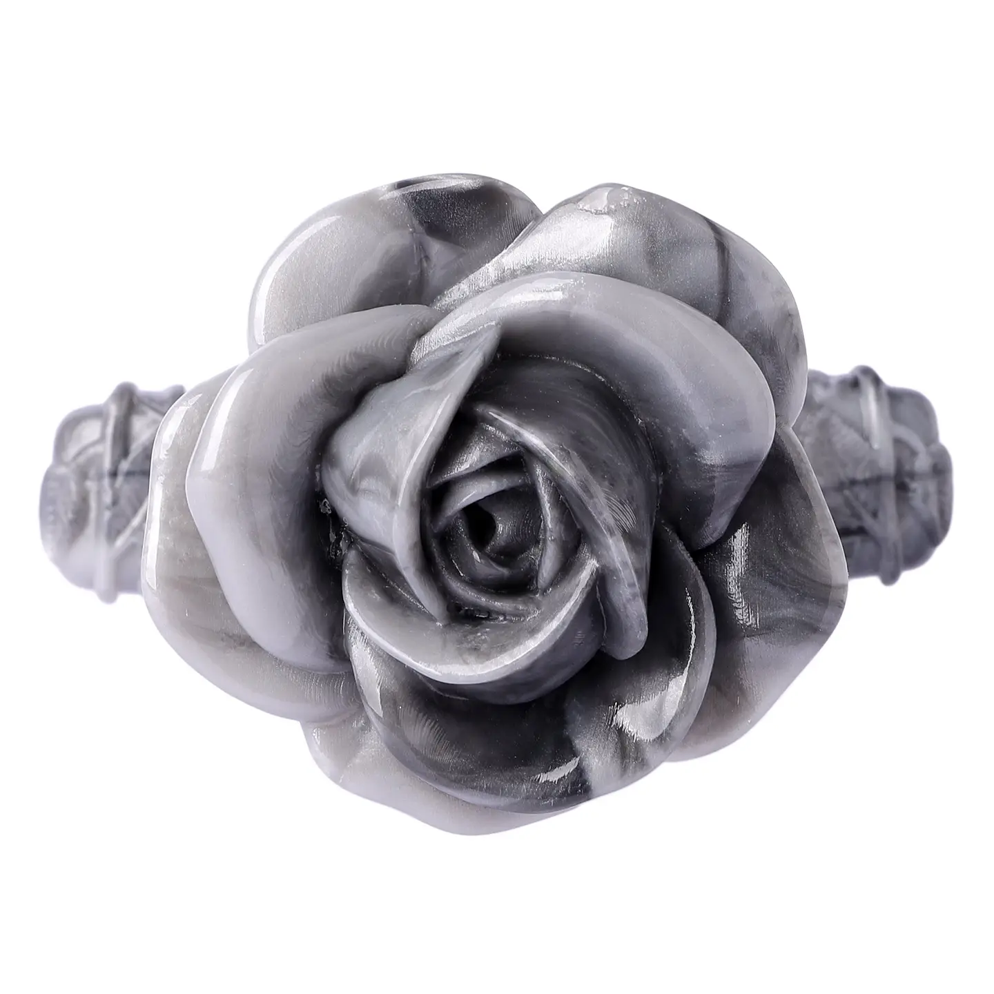 Rose Dagger Resin Dice Case - Silver - Image 2