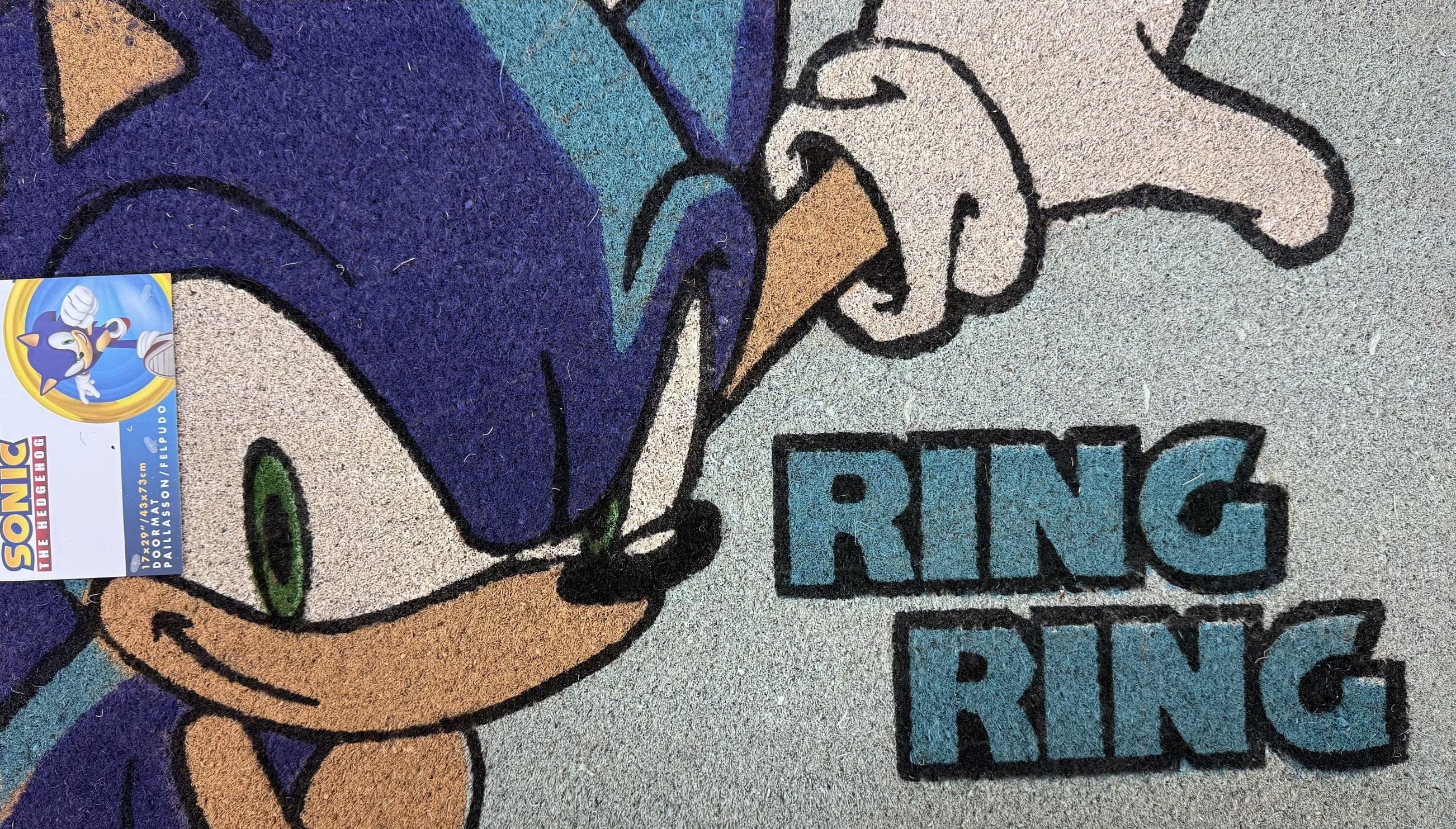 Sonic the Hedgehog - Ring Ring Doormat