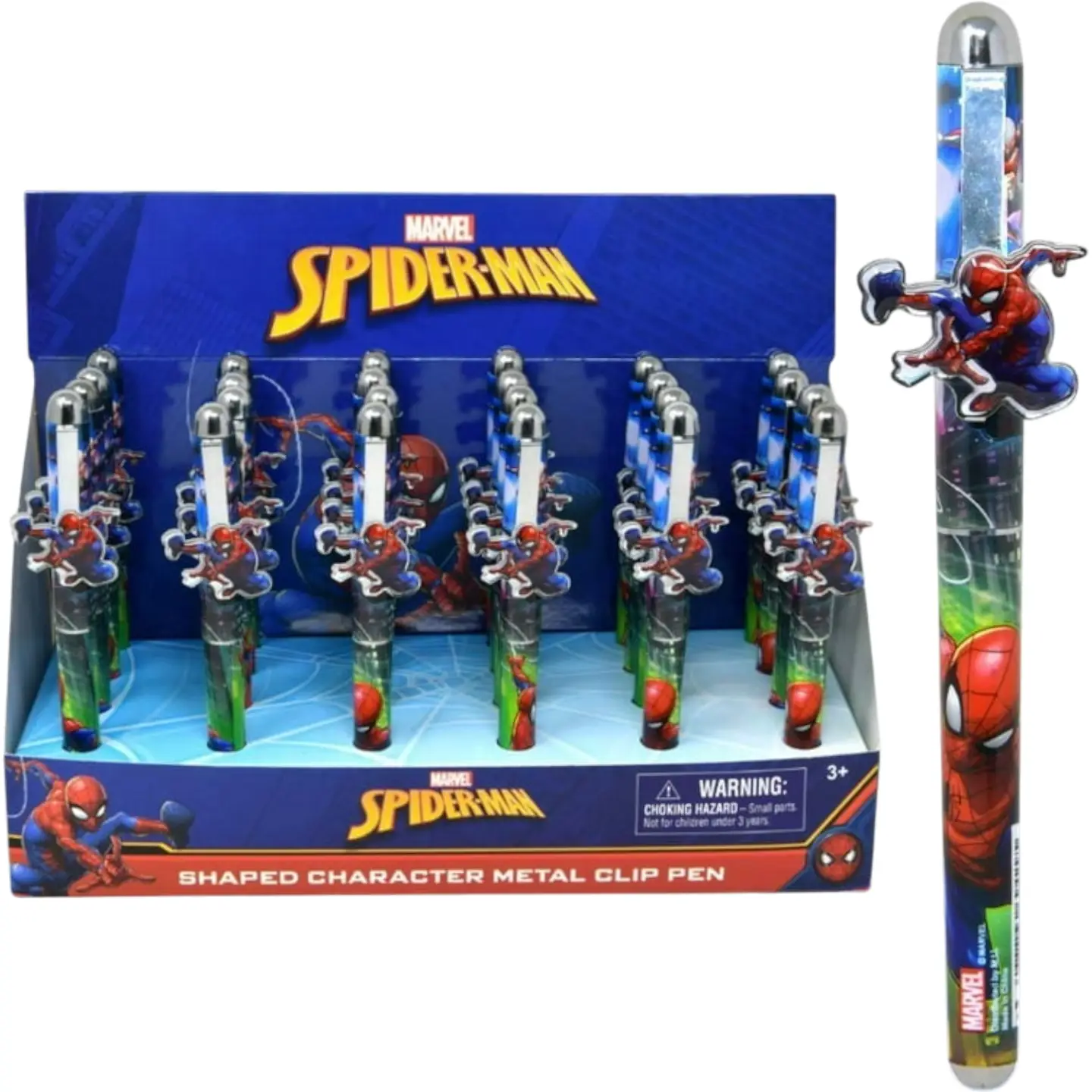 Spiderman Character Metal Clip Pen