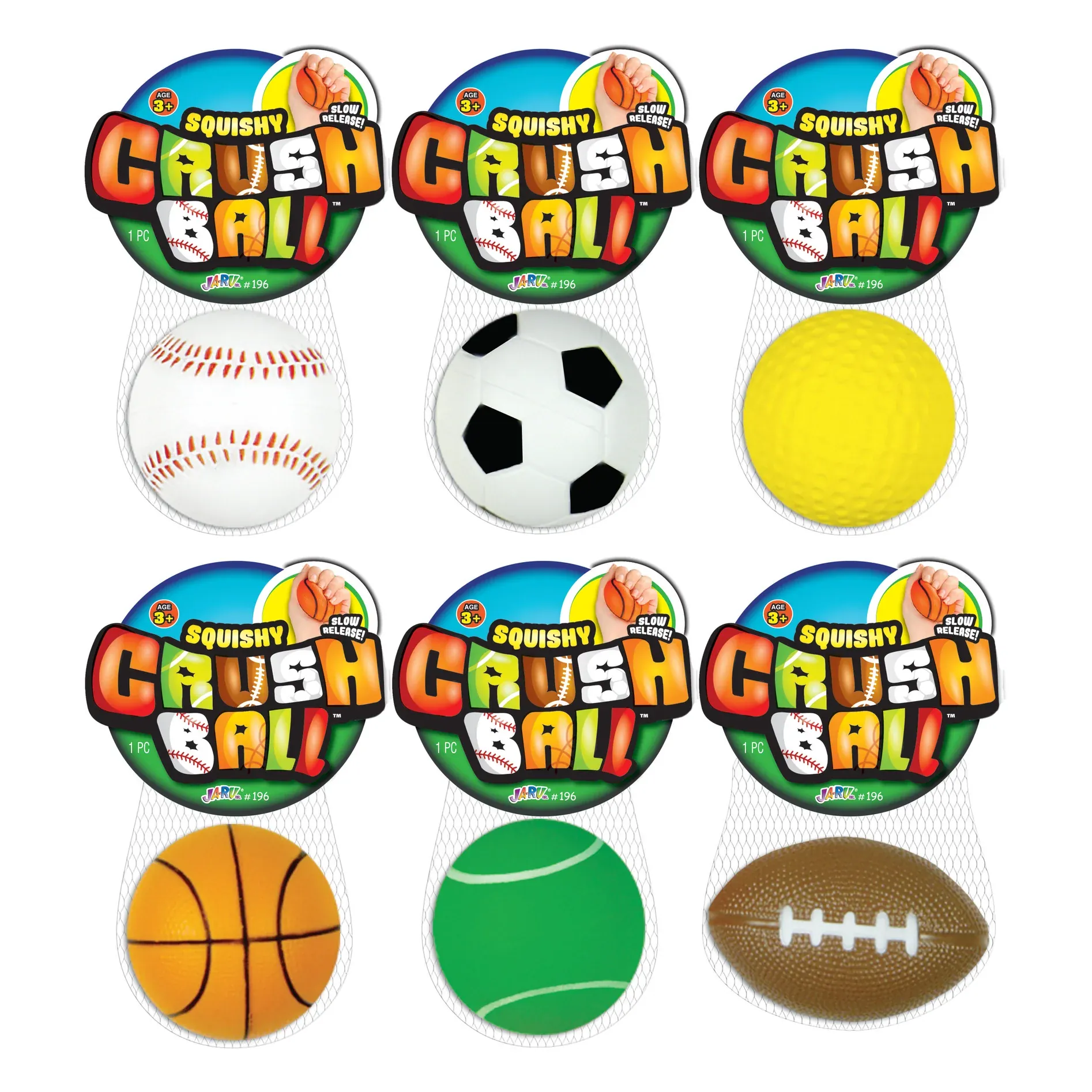 Squishy Crush Ball (Assorted)