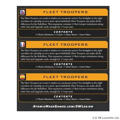 Star Wars: Legion - Fleet Troopers Unit - Image 2