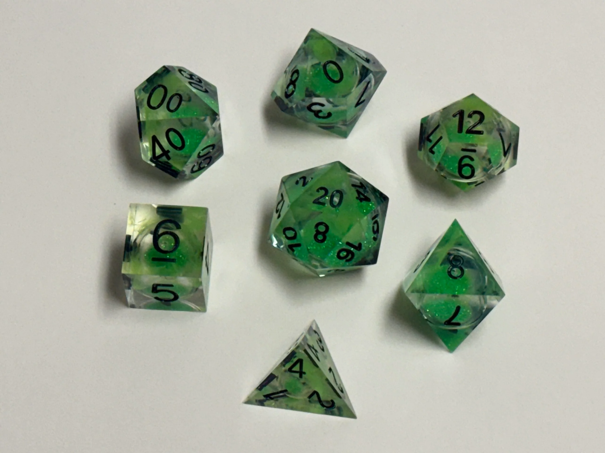 Teenage Mutant Ninja Turtles RPG: Mutagen Green Dice Set - Image 2