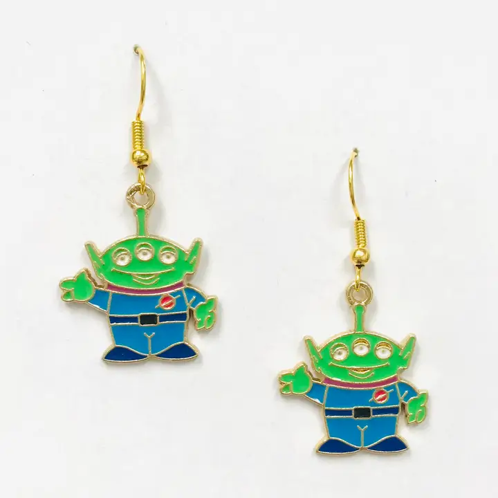Toy Story Alien Earrings
