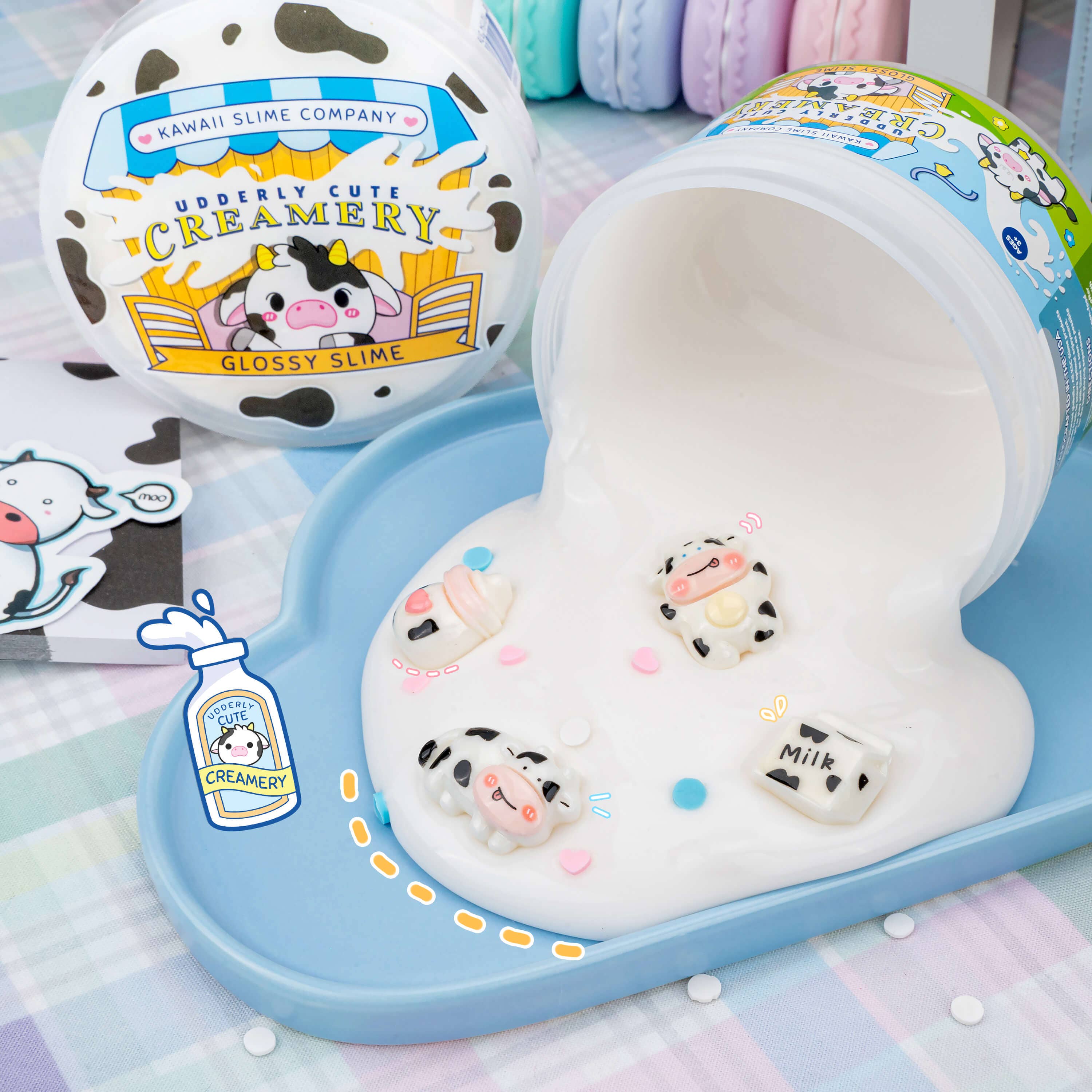 Udderly Cute Creamery Glossy Signature Dome™ Slime (4pcs/case) - Image 5