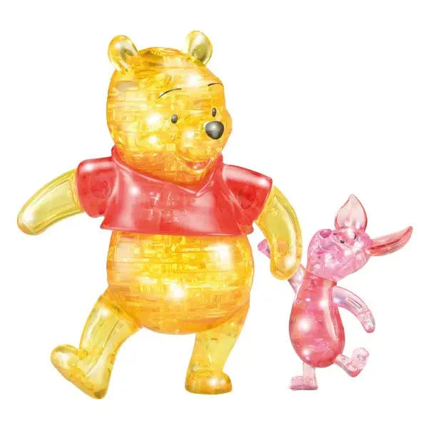 UNIVERSITY GAMES: ORIGINAL 3D CRYSTAL PUZZLE - DISNEYS WINNIE THE POOH AND PIGLET