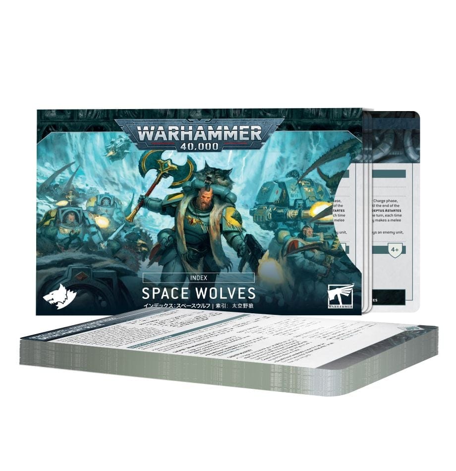 Warhammer 40k: Space Wolves Index Cards (10E)