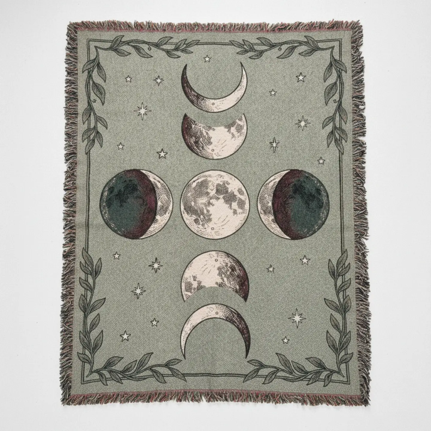 Woven Blanket: Moon Phases