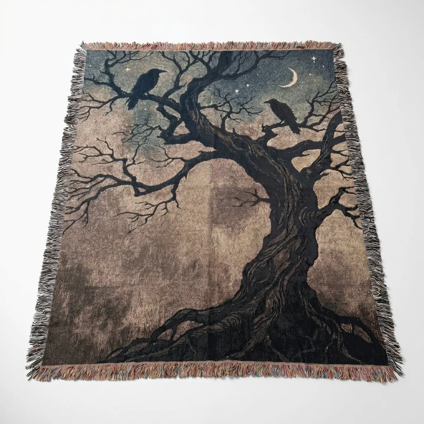 Woven Blanket: Night Crows