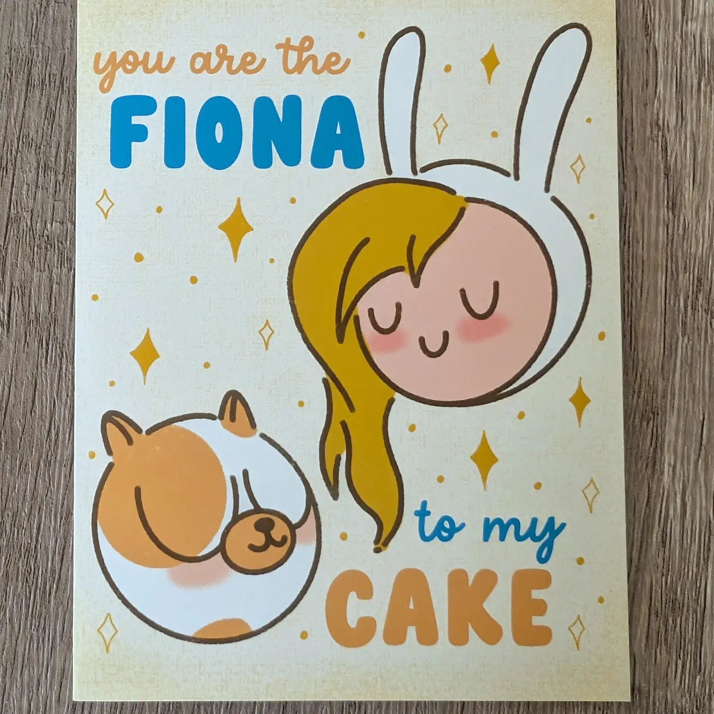 You are the Fiona to My Cake Card