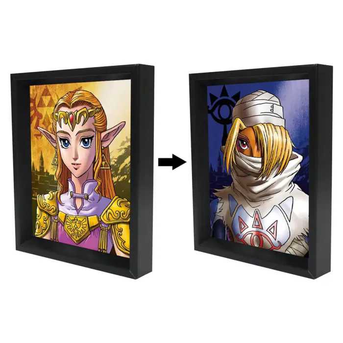 Zelda - Ocarina of Time - Zelda to Sheik (8"x10" Lenticular)
